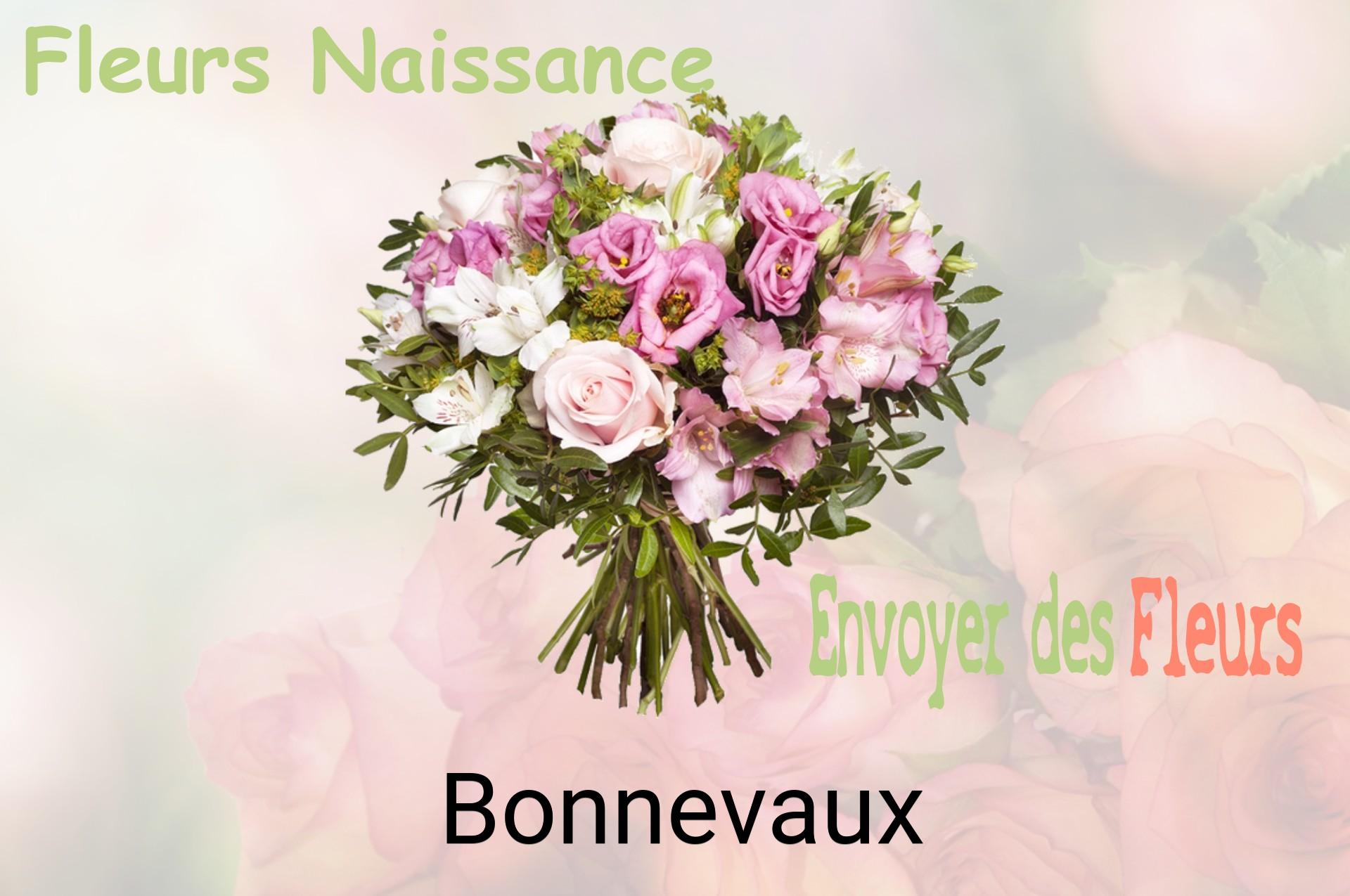 Bouquet de fleurs de naissance livré à Bonnevaux